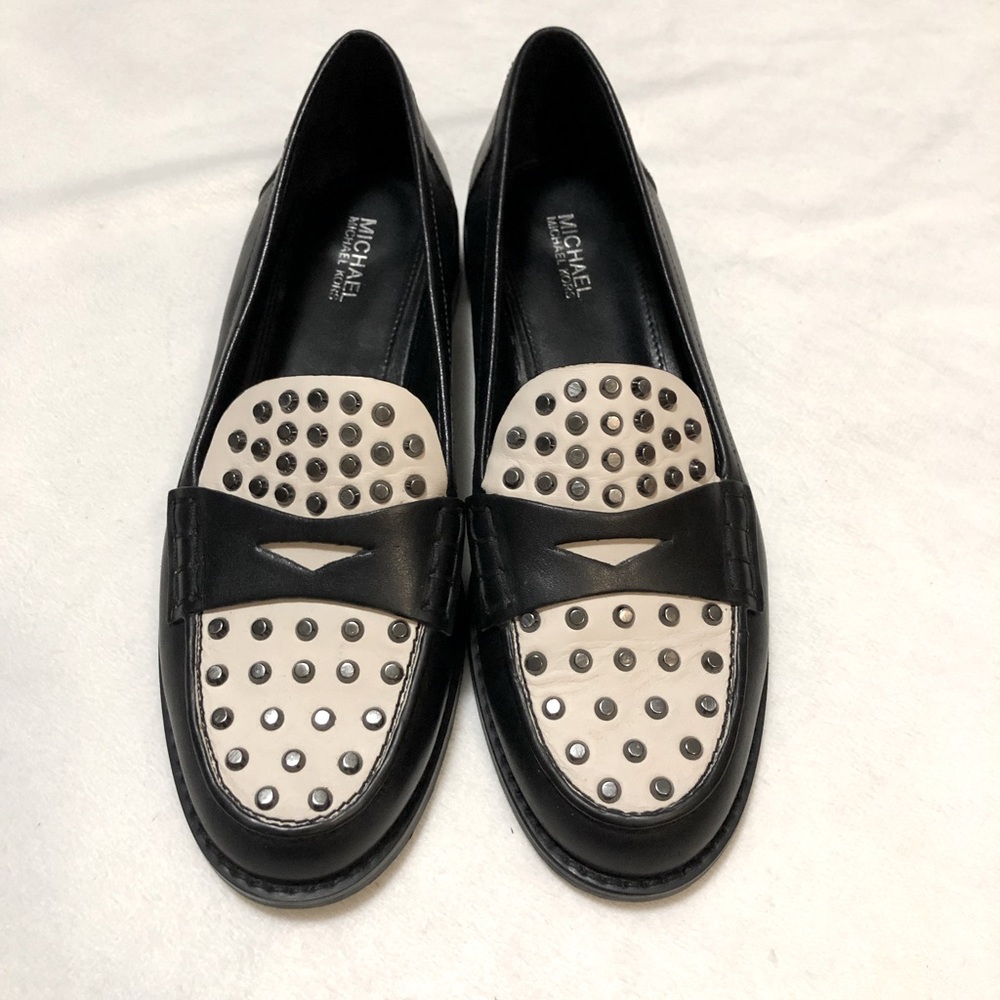 Michael Kors Leather Loafers.